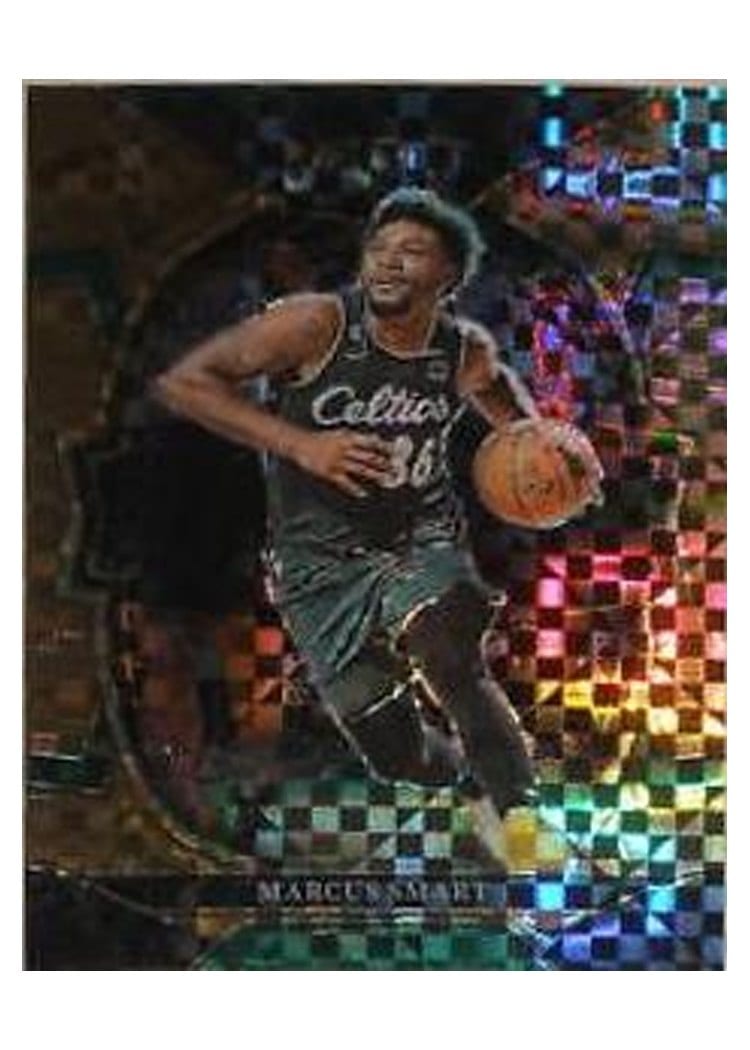 2022-23 Panini Select Base Set Marcus Smart Copper Plaid Prizm #35 card