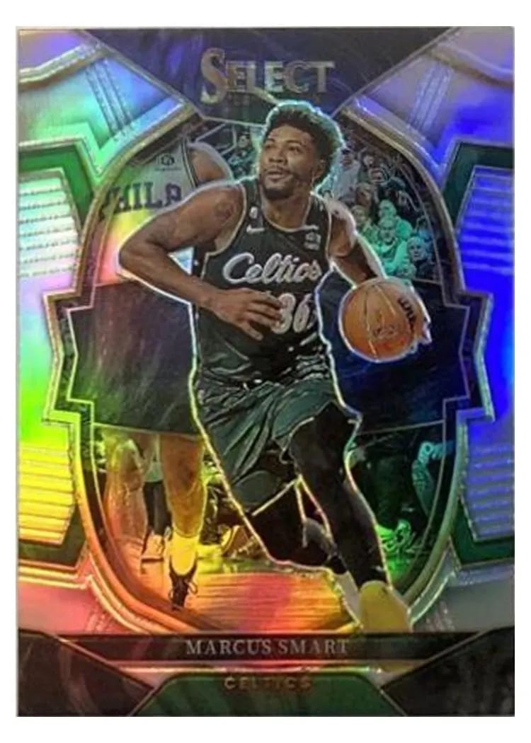 2022-23 Panini Select Base Set Marcus Smart Silver Prizm #35 card