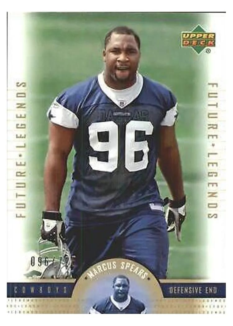 2005 Upper Deck Legends Marcus Spears #149 card