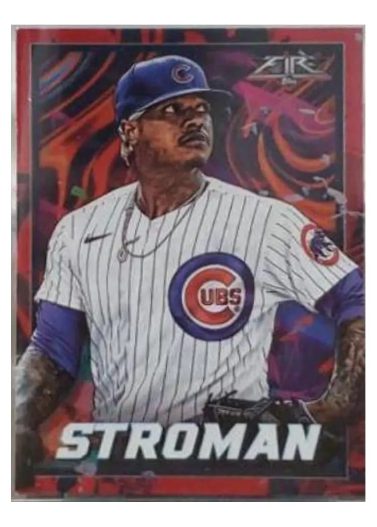 2022 Topps Fire Base Set Marcus Stroman #2 card