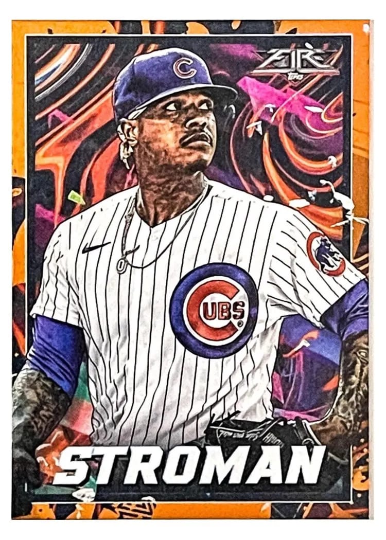 2022 Topps Fire Base Set Marcus Stroman #2 card