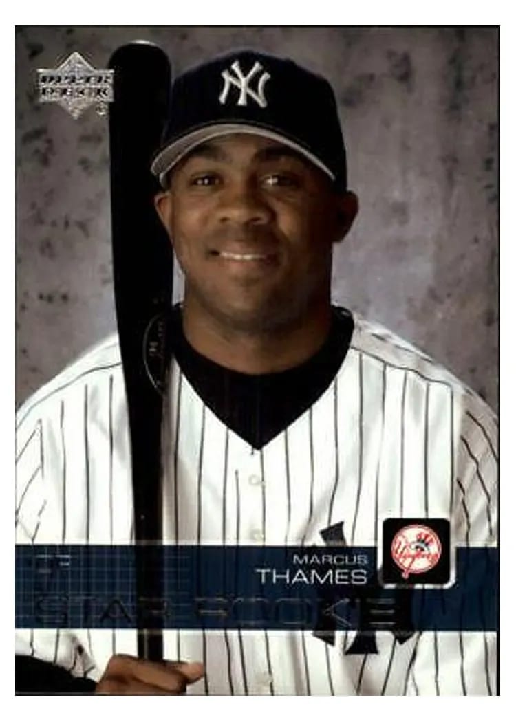 2003 Upper Deck Marcus Thames #20 card