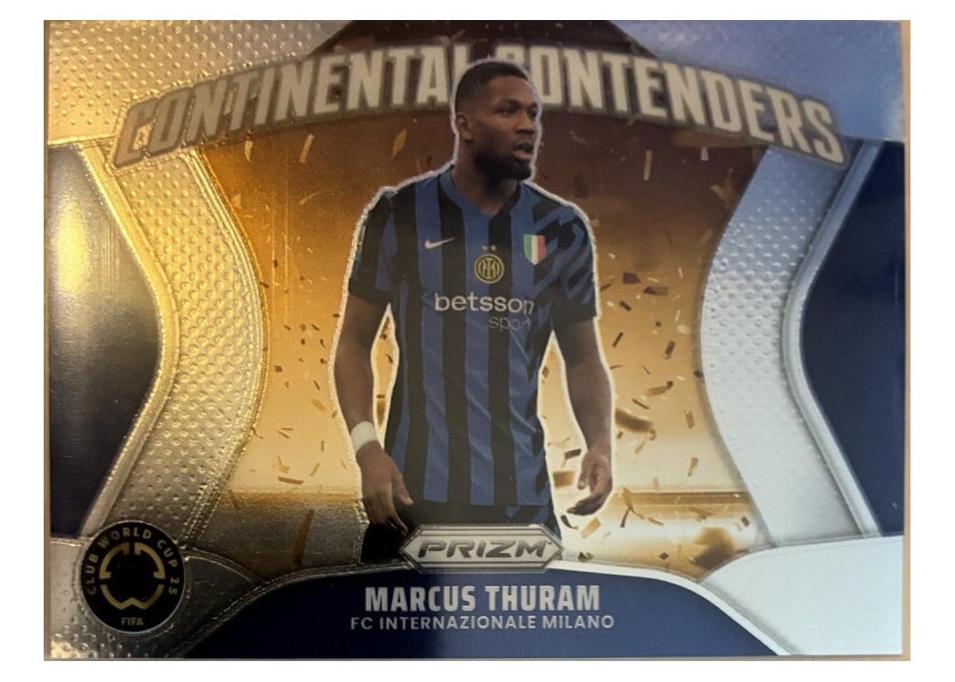 2025 Panini Prizm FIFA Club World Cup Continental Contenders Marcus Thuram #10 card