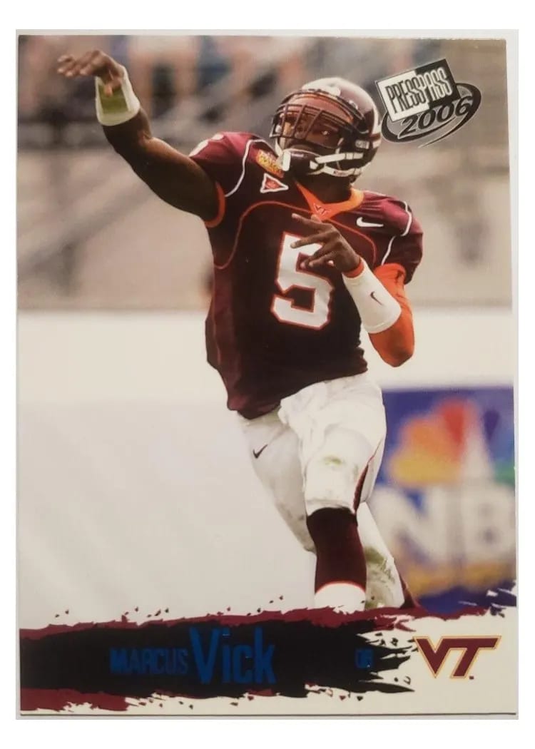 2006 Press Pass Marcus Vick #B-9 card