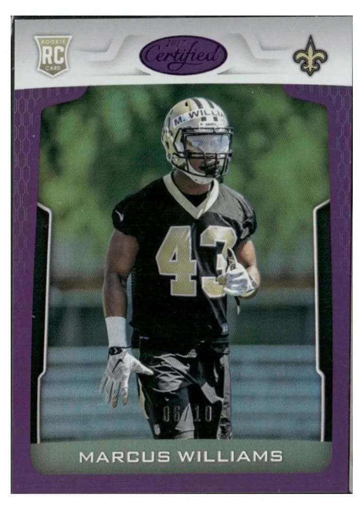 2017 Panini Certified Marcus Williams #176 card