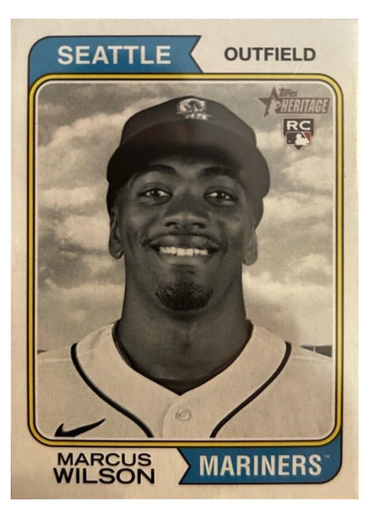 2023 Topps Heritage Base Set Marcus Wilson #79 card