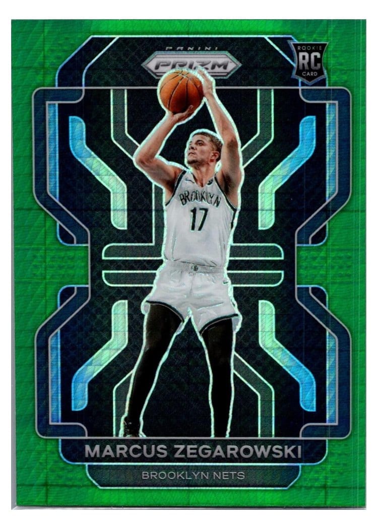 2021-22 Panini Prizm Base Set Marcus Zegarowski #300 card