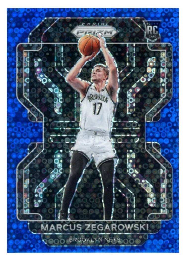 2021-22 Panini Prizm Base Set Marcus Zegarowski #300 card