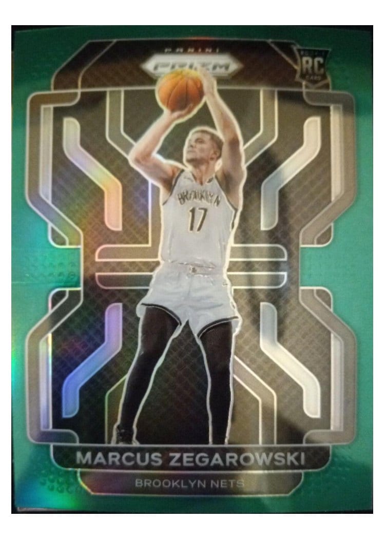 2021-22 Panini Prizm Base Set Marcus Zegarowski #300 card