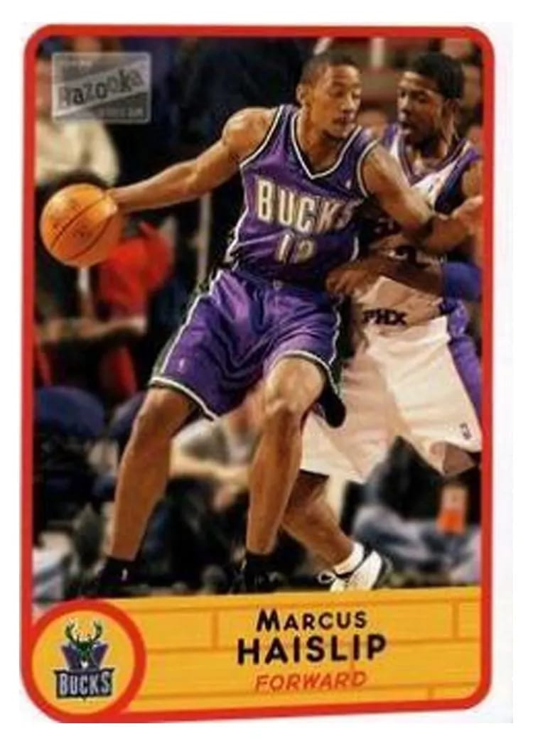 2003 Bazooka Marcusa Haislip #149 card