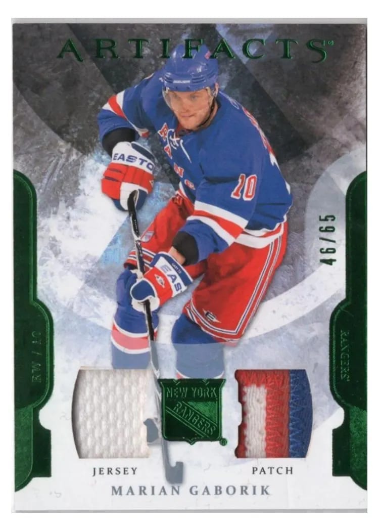 2011 Upper Deck Artifacts Marian Gaborik #10 card