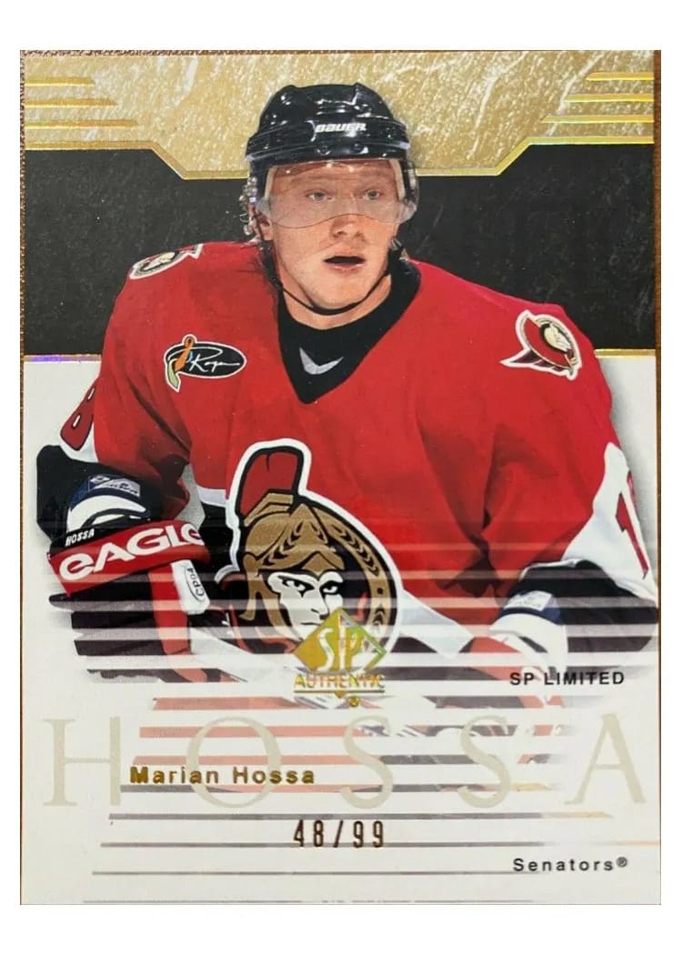 2003 SP Authentic Marian Hossa #62 card