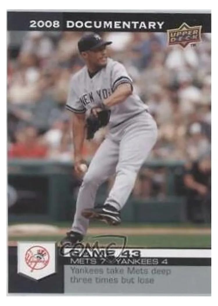 2008 Upper Deck Documentary Mariano Rivera #1383 card