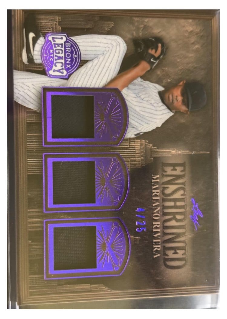 2025 Leaf Bronx Legacy Enshrined Mariano Rivera #E-12 card