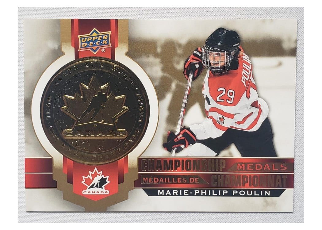 2021-22 Tim Hortons Collectors Series Championship Medals Marie-Philip Poulin #M-9 card
