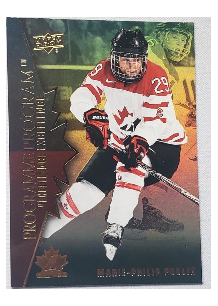 2021-22 Tim Hortons Collectors Series Program of Excellence Heroes Marie-Philip Poulin #POE-6 card