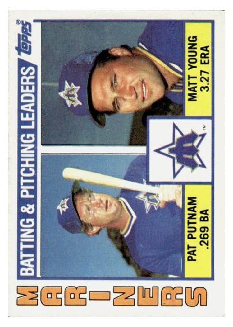 1984 Topps Mariners Leaders #336 card