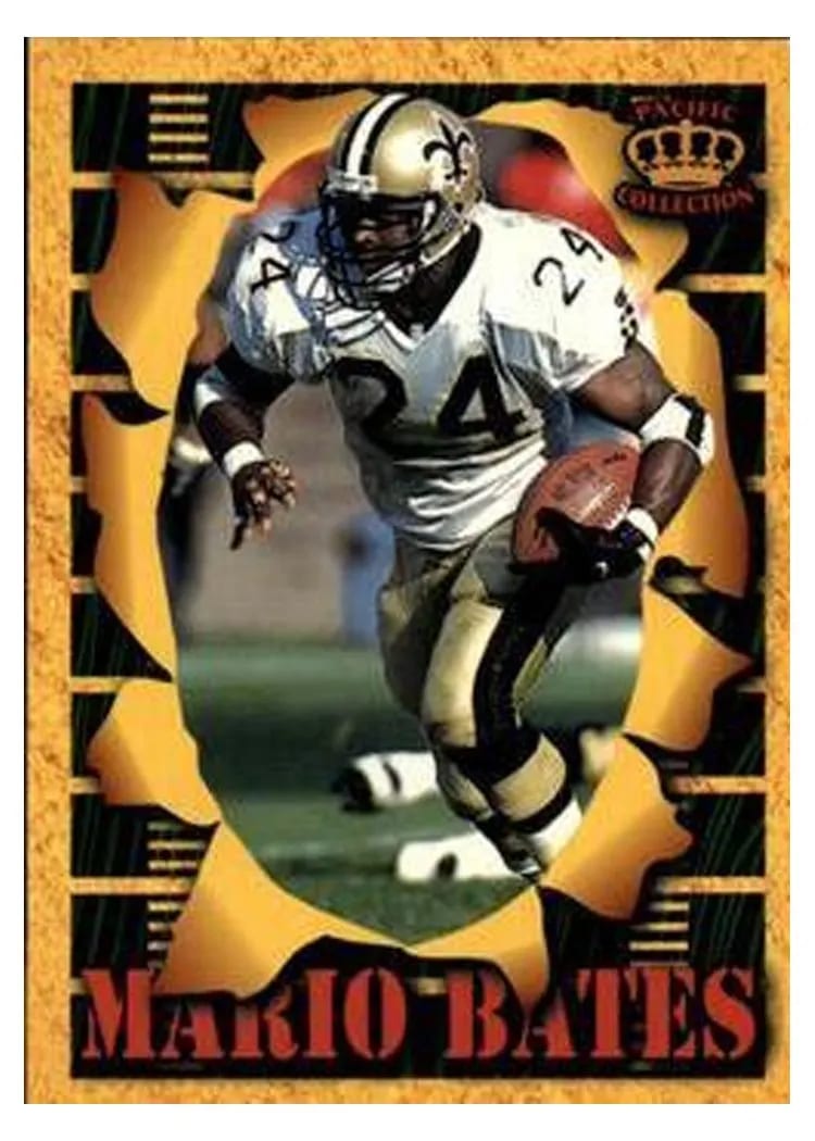 1996 Pacific Invincible Smash Mouth Mario Bates #SM108 card