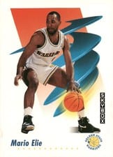 1991-92 SkyBox Base Set Mario Elie #89 card
