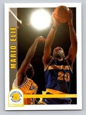 1992-93 Hoops Base Set Mario Elie #72 card