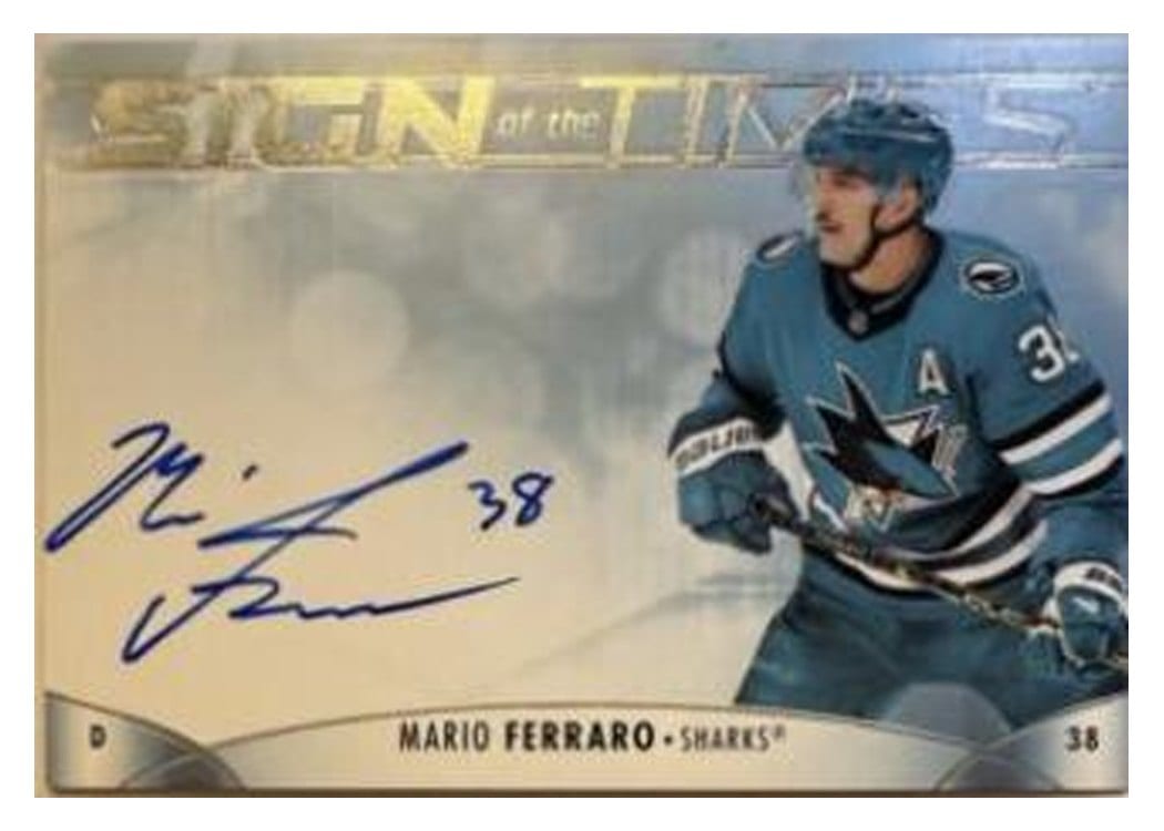 2023-24 SP Authentic Sign of the Times Auto Mario Ferraro #SOTT-MF card