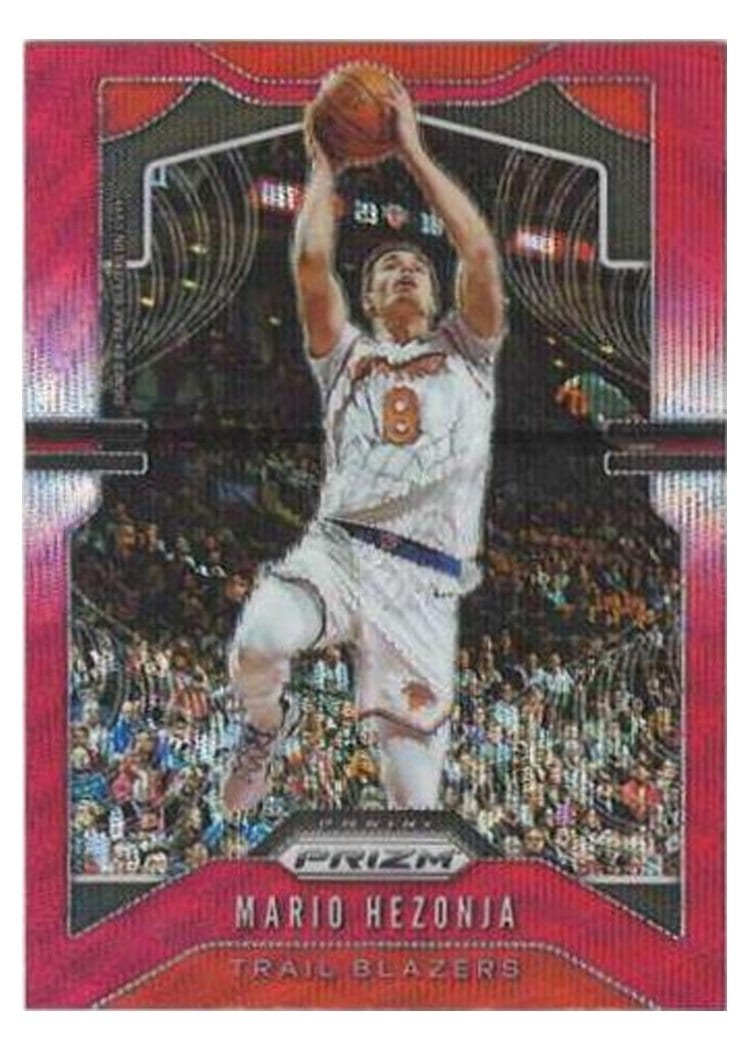 2019-20 Panini Prizm Base Set Mario Hezonja Ruby Wave Prizm #219 card