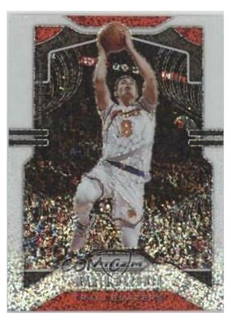 2019-20 Panini Prizm Base Set Mario Hezonja White Sparkle Prizm #219 card