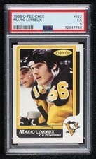 1986 O-Pee-Chee Mario Lemieux #122 card