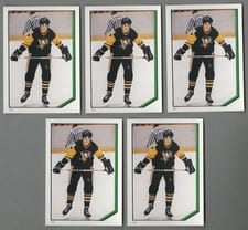 1986 O-Pee-Chee Sticker Mario Lemieux #233 card