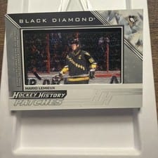 2024-25 Upper Deck Black Diamond Hockey History Patches Mario Lemieux #HHP-ML card