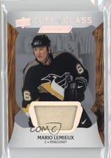 2024-25 Upper Deck Engrained Icons Cuts of Class Relics Mario Lemieux #CC-ML card