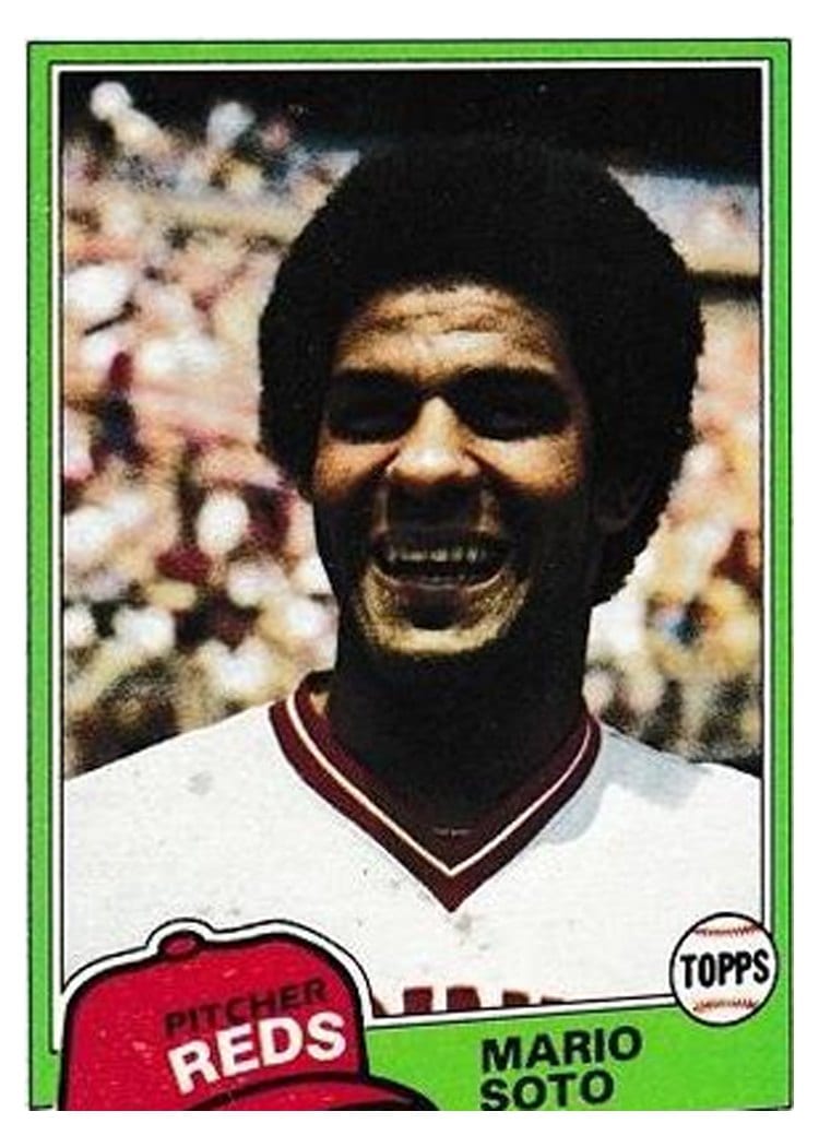 1981 Topps Mario Soto #354