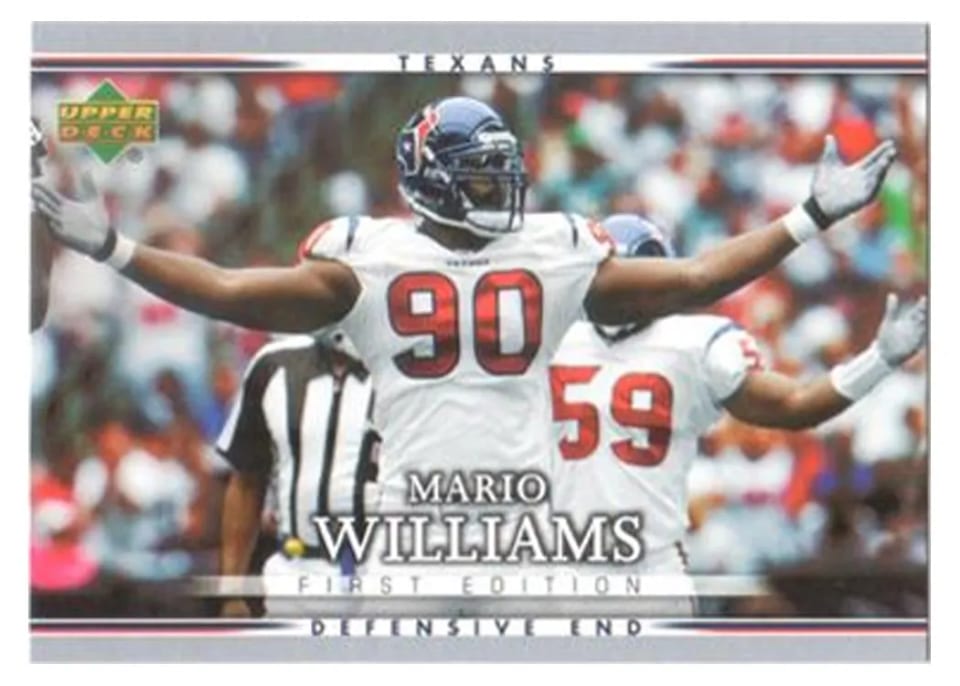 2007 Upper Deck First Edition Mario Williams #38 card