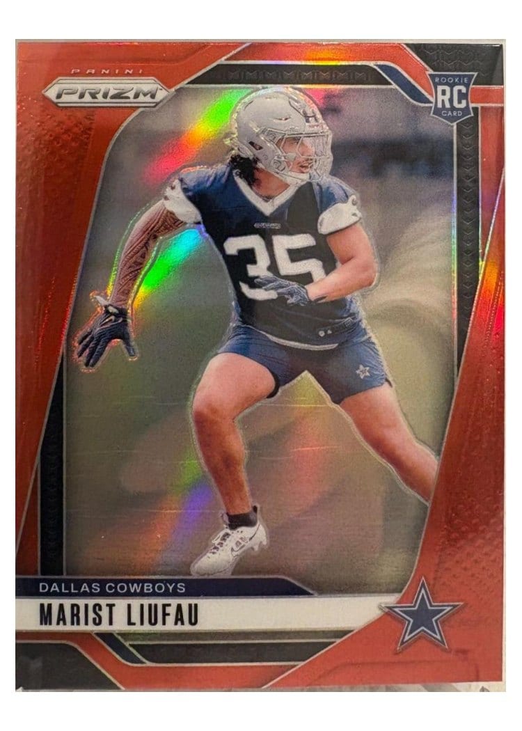 2024 Panini Prizm Base Set Marist Liufau Red #372 card
