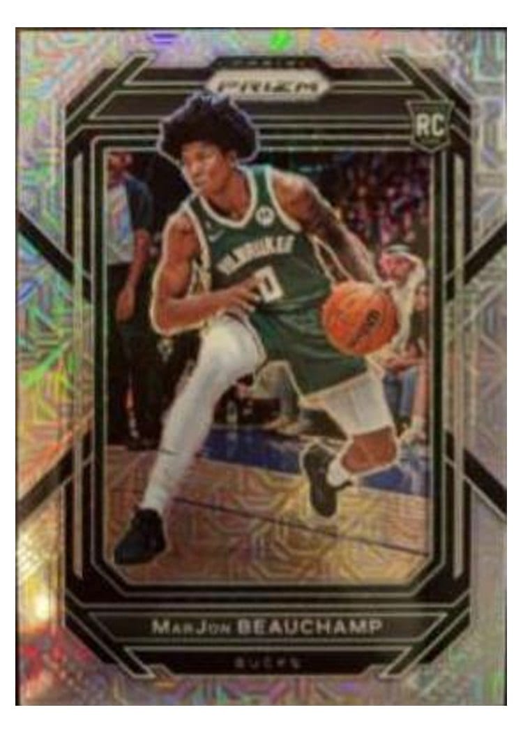 2022-23 Panini Prizm Base Set MarJon Beauchamp Mojo Prizm #268 card