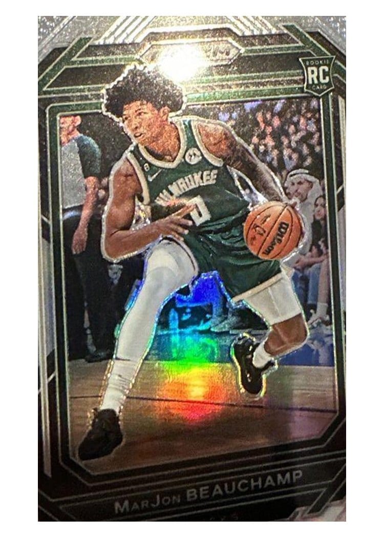 2022-23 Panini Prizm Base Set MarJon Beauchamp #268 card
