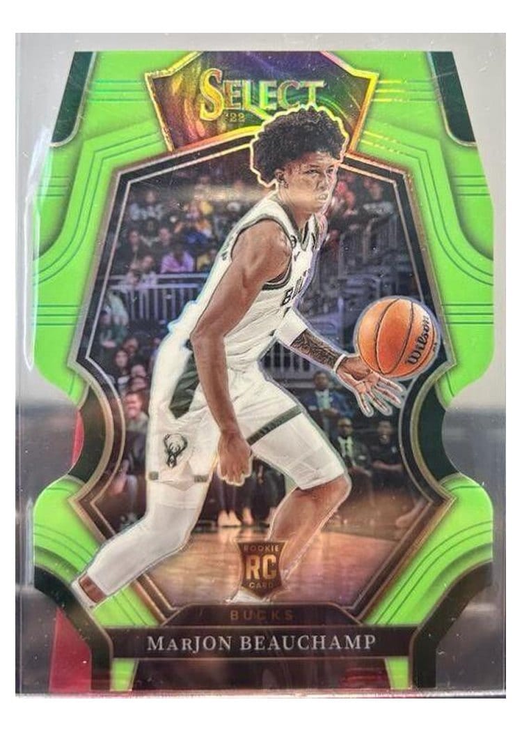2022-23 Panini Select Base Set MarJon Beauchamp #179 card