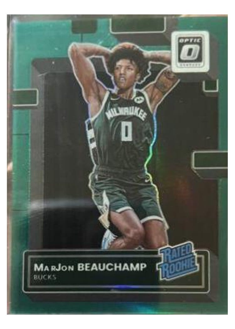 2022 Panini Donruss Optic MarJon Beauchamp #210 card