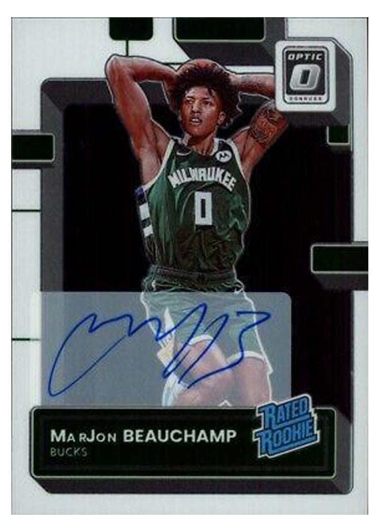 2022 Panini Donruss Optic MarJon Beauchamp #210 card