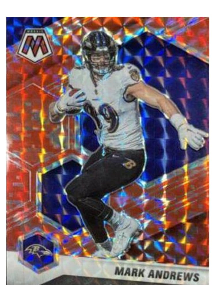 2021 Panini Mosaic Base Set Mark Andrews Camo Red Mosaic #25 card