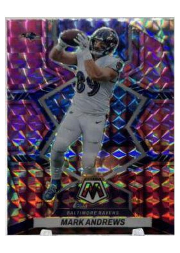 2022 Panini Mosaic Base Set Mark Andrews Camo Pink #17 card