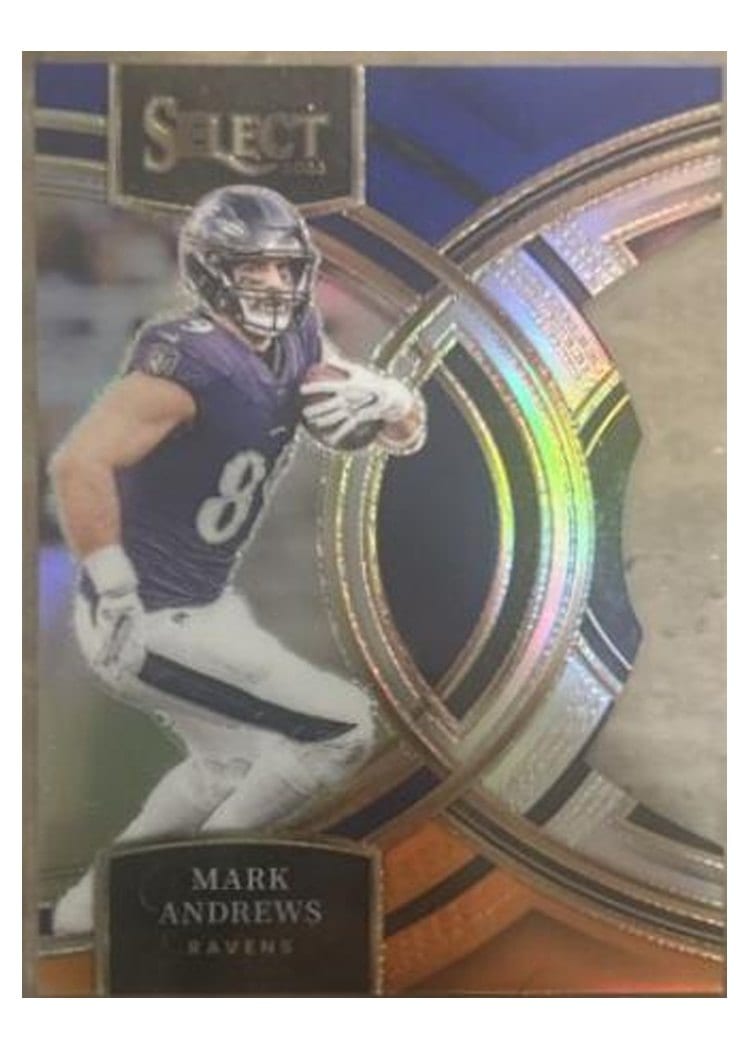 2023 Panini Select Base Set Mark Andrews Blue Orange Prizm Die-Cut #104 card