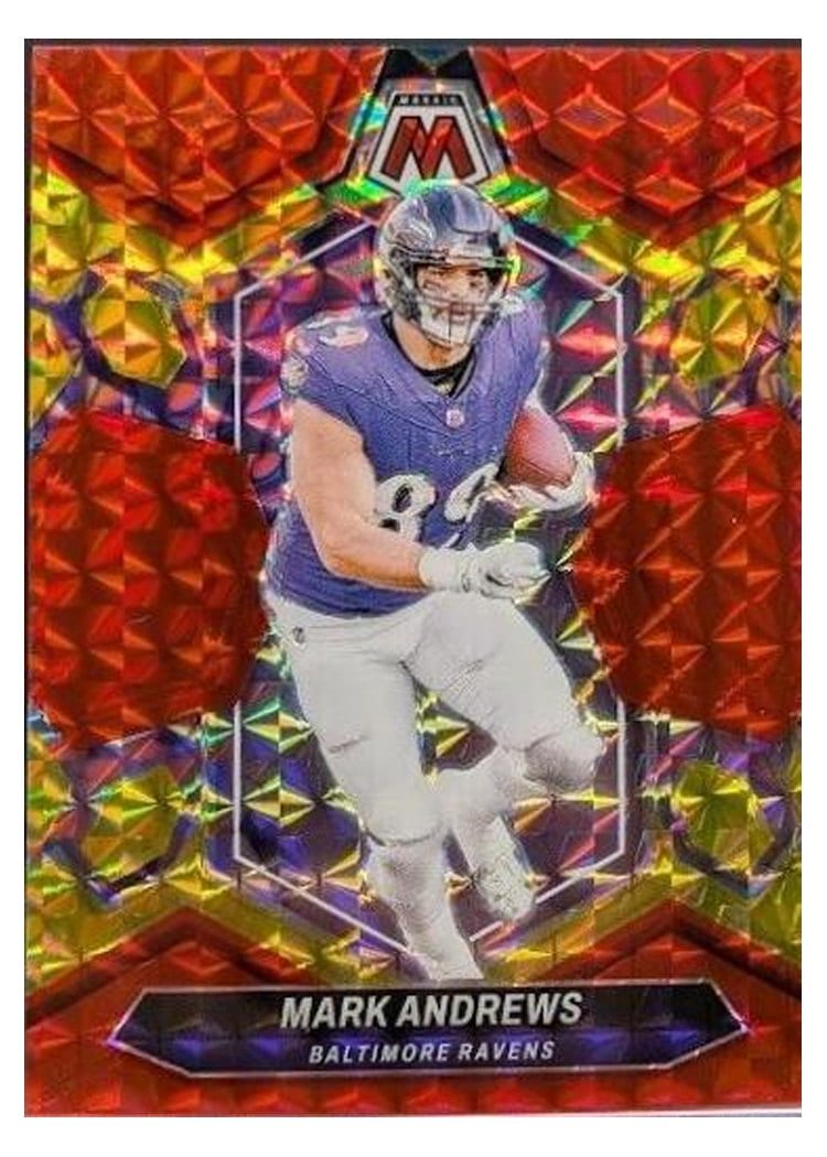 2024 Panini Mosaic Base Set Mark Andrews Fusion Red Yellow Choice #18 card