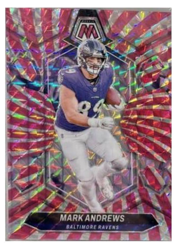 2024 Panini Mosaic Base Set Mark Andrews Pink Swirl #18 card