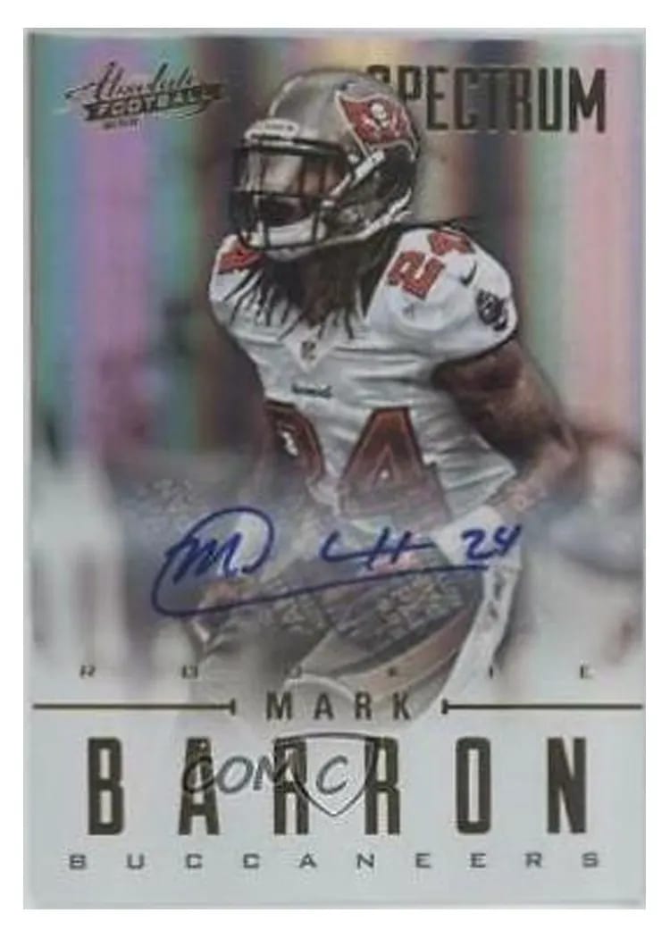 2012 Panini Absolute Mark Barron #161 card