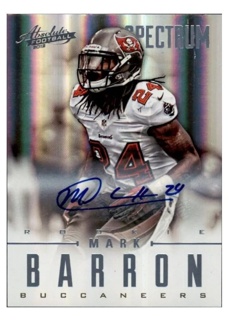 2012 Panini Absolute Mark Barron #161 card