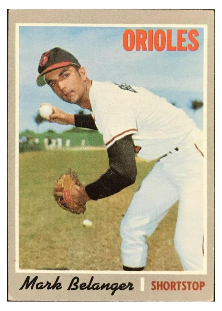 1970 Topps Mark Belanger #615 card