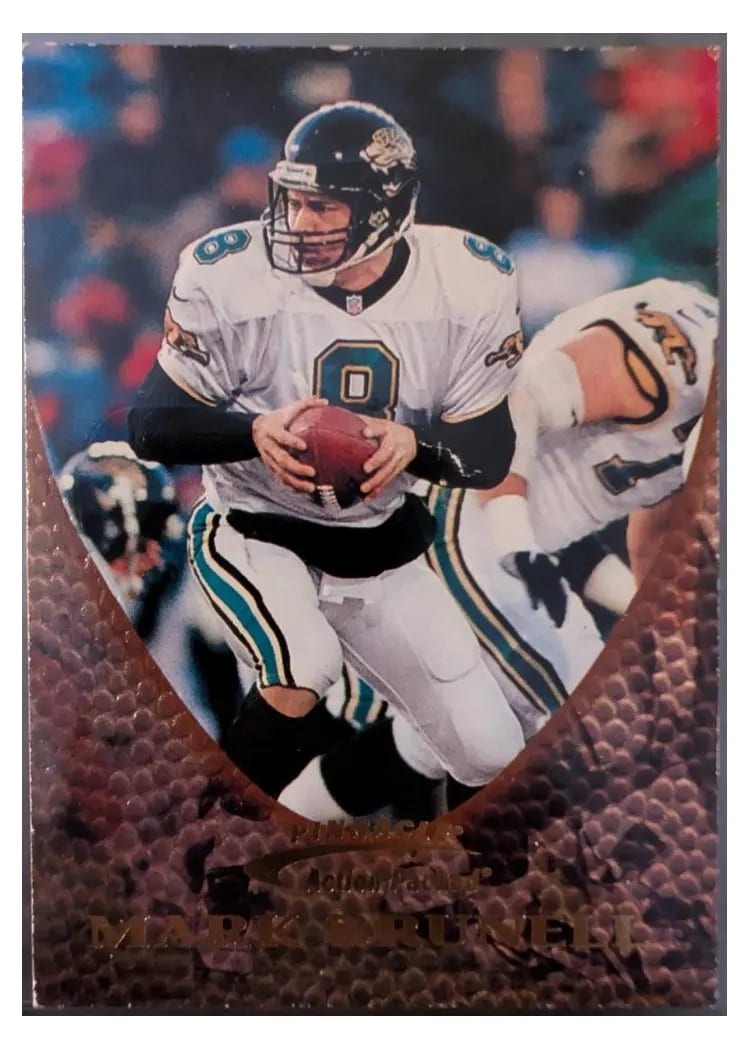1997 Pinnacle Action Packed Mark Brunell #27 card