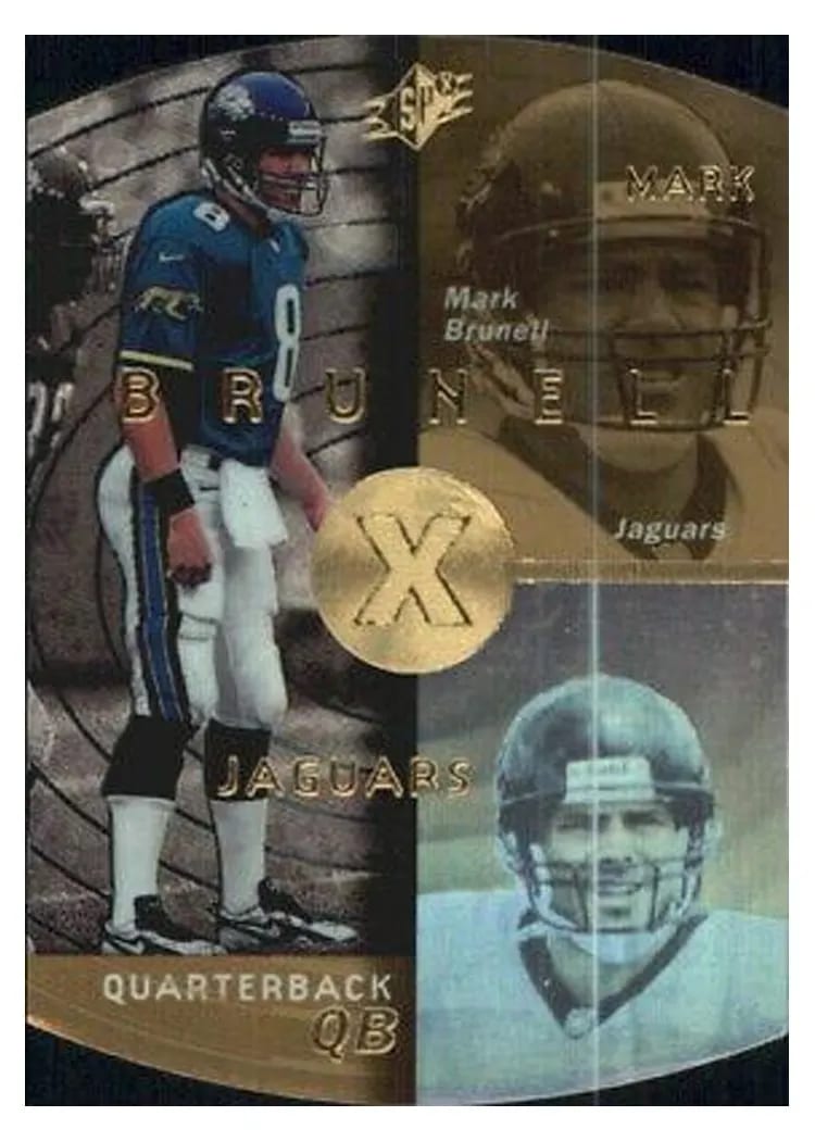 1998 SPx Mark Brunell Gold #21 card