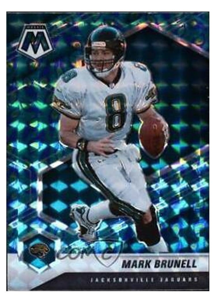 2021 Panini Mosaic Base Set Mark Brunell Choice Peacock Mosaic #97 card